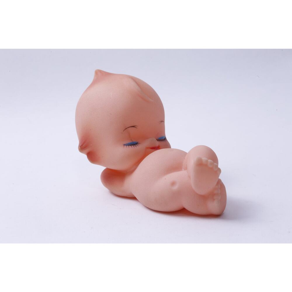 Kewpie, Baby, Doll, Nude, Figure, 4", Lying on Back, Sleeping, Closed Eyes,